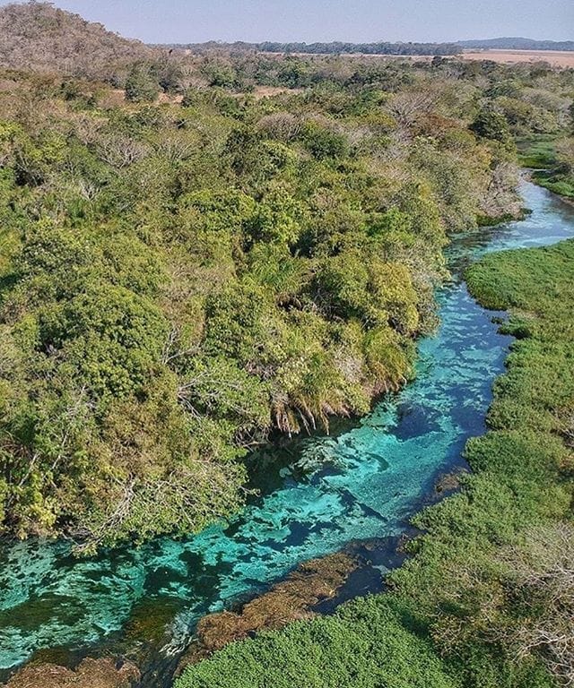 A diferena entre o Rio Sucuri e a Barra do Sucuri