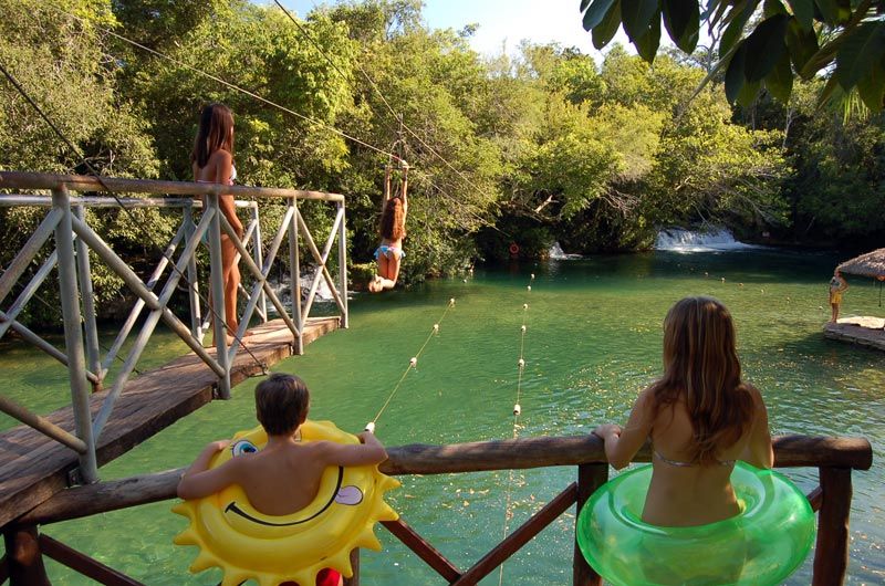 tirolesa balneario do sol