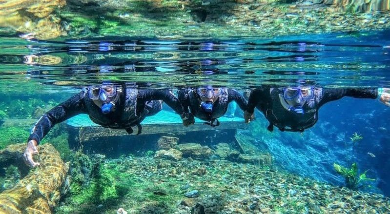 Flutuao Nascente Azul - Acquaviagens Bonito MS