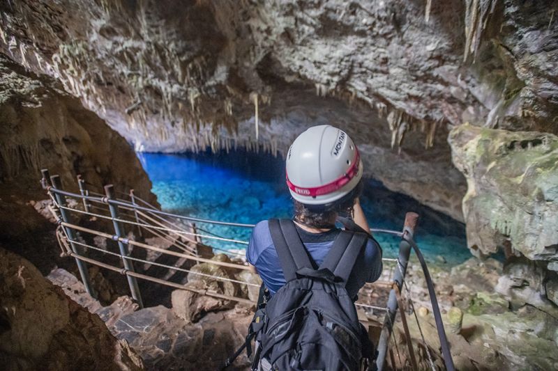  seguro visitar a Gruta do Lago Azul em Bonito