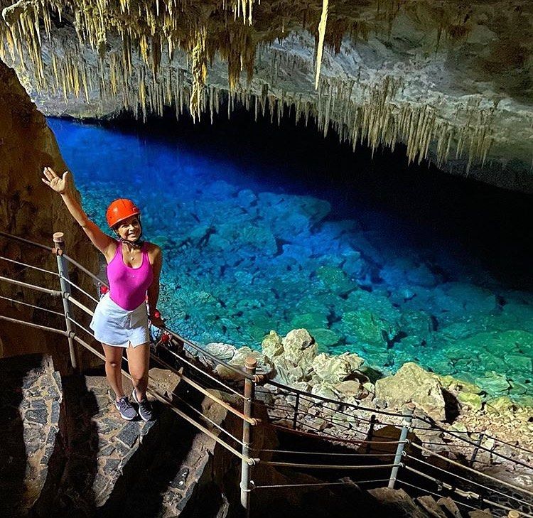 Foto Gruta Lago Azul @sthefaniatiradentes