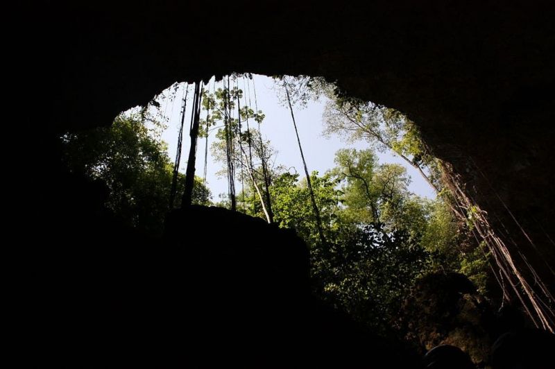 Entrada da caverna em Bonito