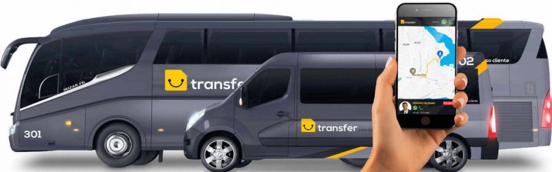 O transporte poder ser realizado em vans, micro-nibus ou nibus.