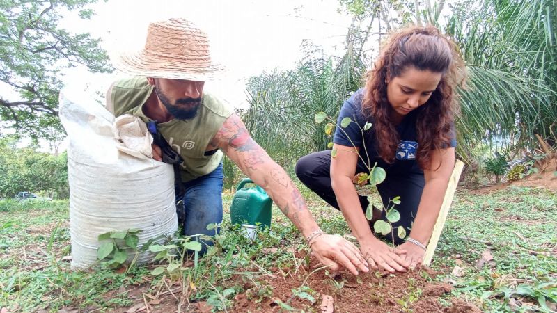 Dia da rvore em Bonito -  Aquaviagens e Mil Pelo Planeta